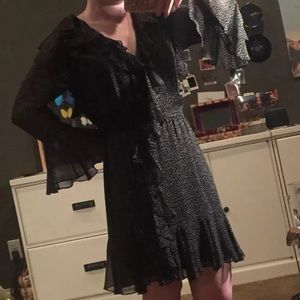 3.1 Phillip Lim black dress sheer 4 small